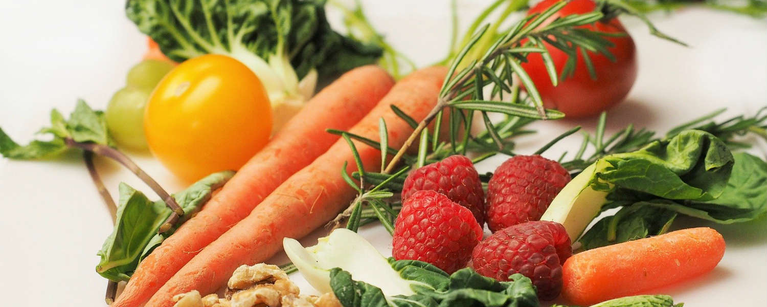 Fruit and veg on a table